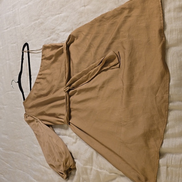 Banana Republic One-Shoulder Tan Dress - Picture 9 of 14